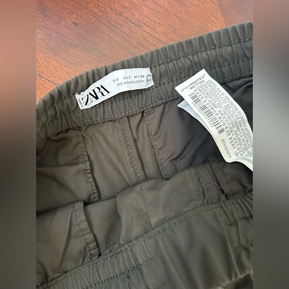 Zara Men's Dark Green Cargo Pants size S - Picture 4 of 7